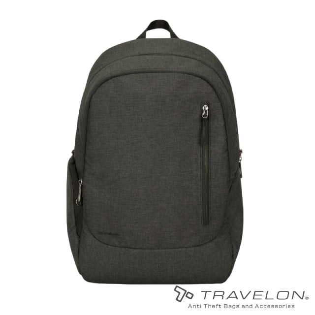 【Travelon】URBAN 防盜城市後背包.雙肩包.旅遊背包.出國.護照包.RFID識別系統/TL-43501 灰✿30E010